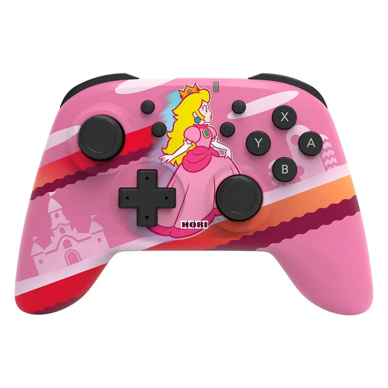 Controle Sem Fio HORI Horipad Peach, Bluetooth, para Nintendo Switch - NSW-360U
