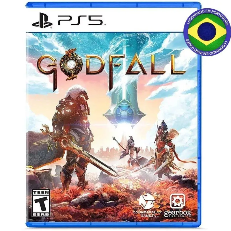 Godfall Ps5 Mídia Física Lacrado Em Português Playstation 5