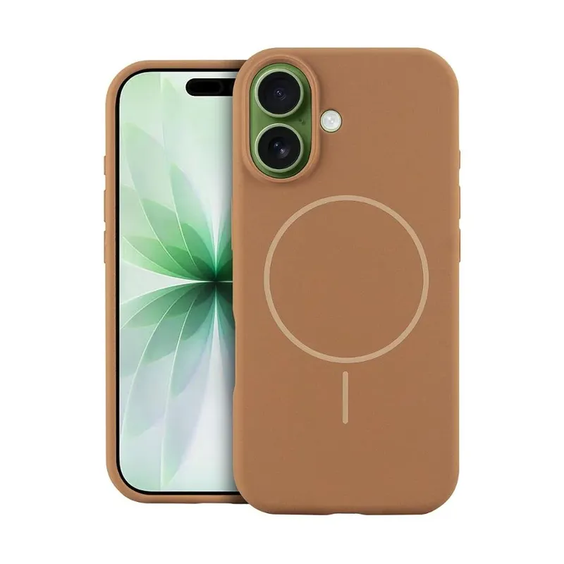 Capa Case Capinha Para Iphone 17 - Silicon Liquid Magsafe - Desert - Gshield