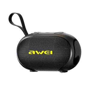 Caixa De Som Bluetooth Awei Ka1 5w Tws Com Resistência À Água Ipx5 E Microfone Integrado Portáti