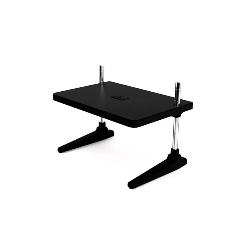Apoio Para Monitor Em Aço Organizadora De Mesa 2.10.1 Preto