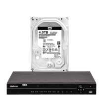 Dvr Intelbras 32 Canais Mhdx 1232 Com Hd De 4TB Instalado