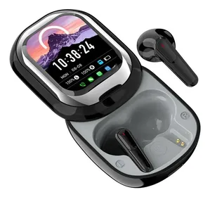 Fone De Ouvido Bluetooth Deslizante Com Tela Sensível Ao Toque