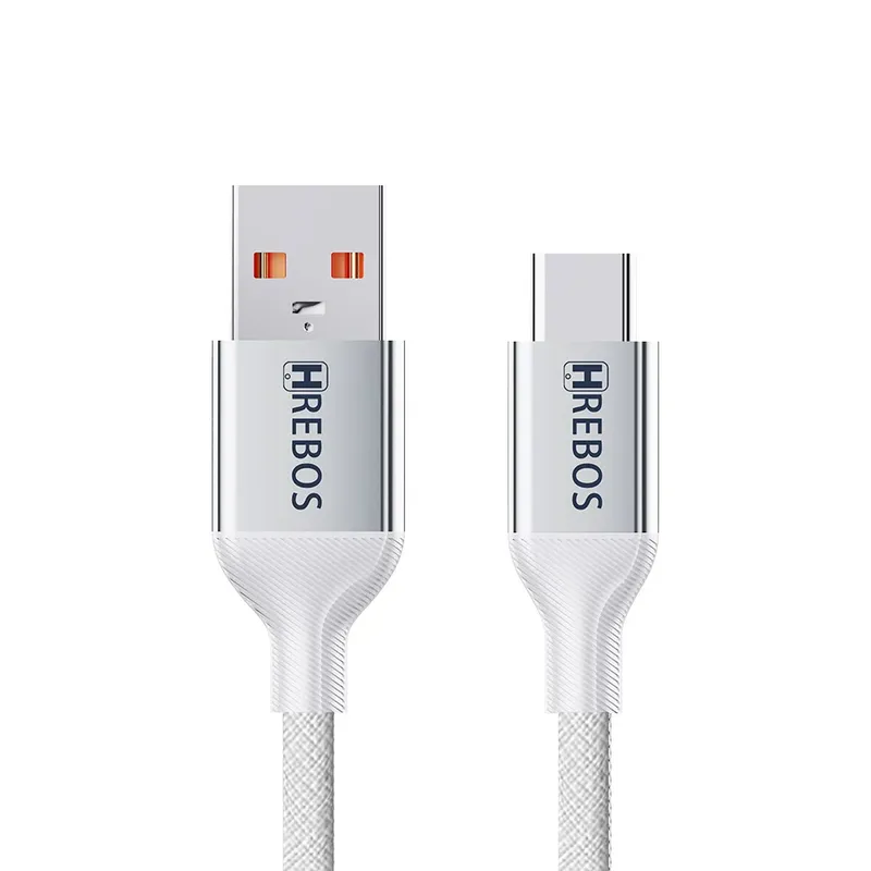 Cabo Hrebos Luxury Acrylic Usb-a Lightning Cb-209i 27w Branco