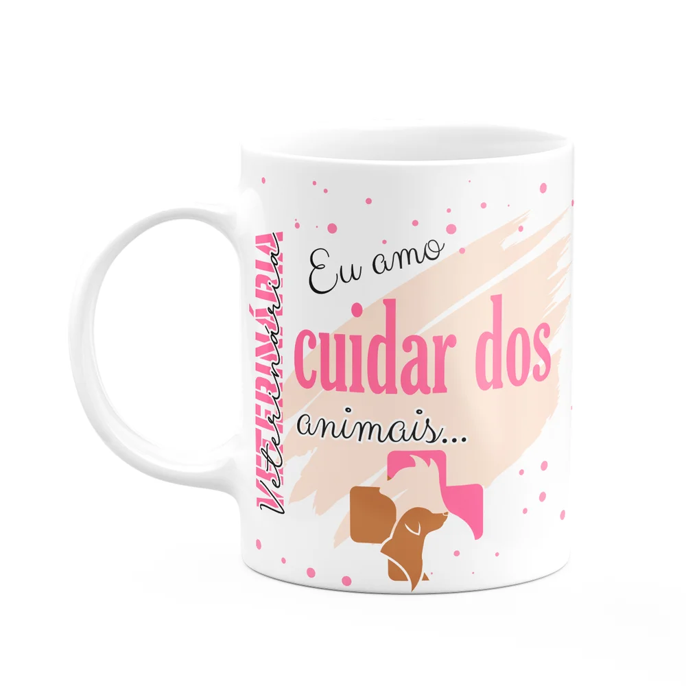 Caneca Profissões Sou Veterinária