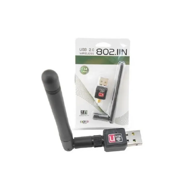 Adaptador Wireless Usb 2.0 802.iin 300 600 Mbps Wf C/ Antena