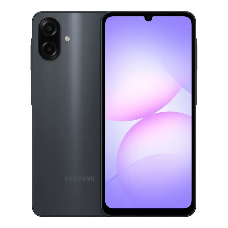 Smartphone Samsung Galaxy A07 Preto 6.7 256gb 8GB Câmera Dupla