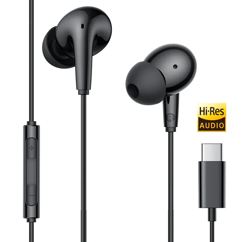 Fone Intra Hi-Res USB-C, Microfone, Controle De Volume, DAC Integrado, Driver 12,4mm - P230 USB-C EDIFIER