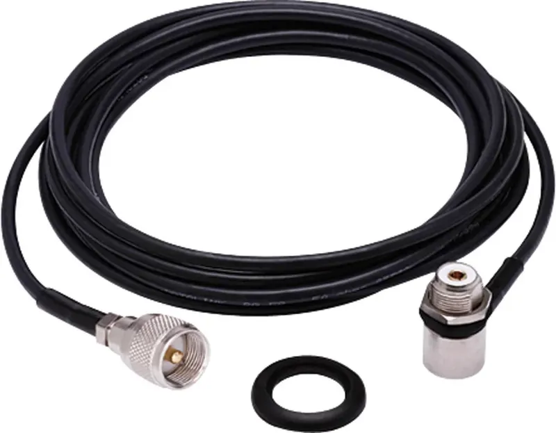 Cabo Kit Medio Rg-58 Para Px 5,5m M802k Preto Aquario