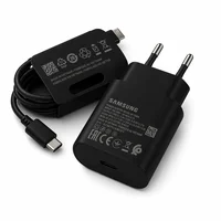 Carregador Samsung 25w Tipo C Super Rápido Cor:PRETO