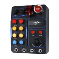 Controle Simulador Corrida Pxn Cb1, PC Gamer, Botões Personalizáveis, Plug And Play, RGB, C Alavanca Ligação