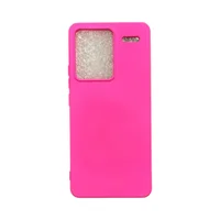 Capa Xiaomi Note 13 Pró Plus Silicone Aveludada Capinha Colorida Capinha Anti Impacto Cor:pink