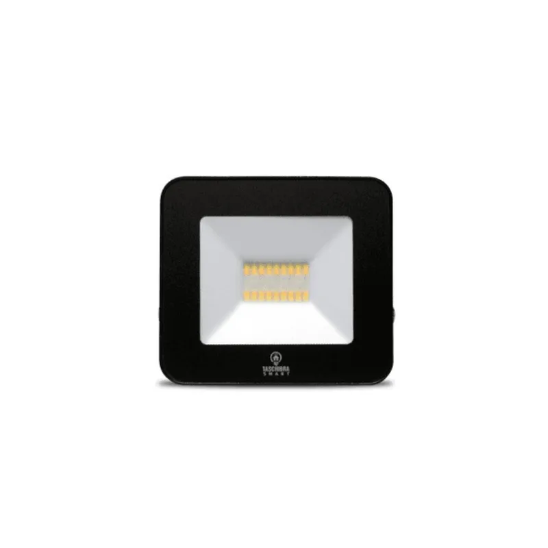 Refletor Taschibra, Smart Led, Wi-fi, 20w, Inteligente Cct+rGB, Preto - Bivolt