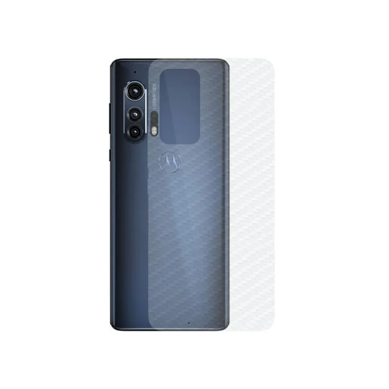 Película Gshield Para Motorola Moto Edge Plus, Traseira De Fibra De Carbono