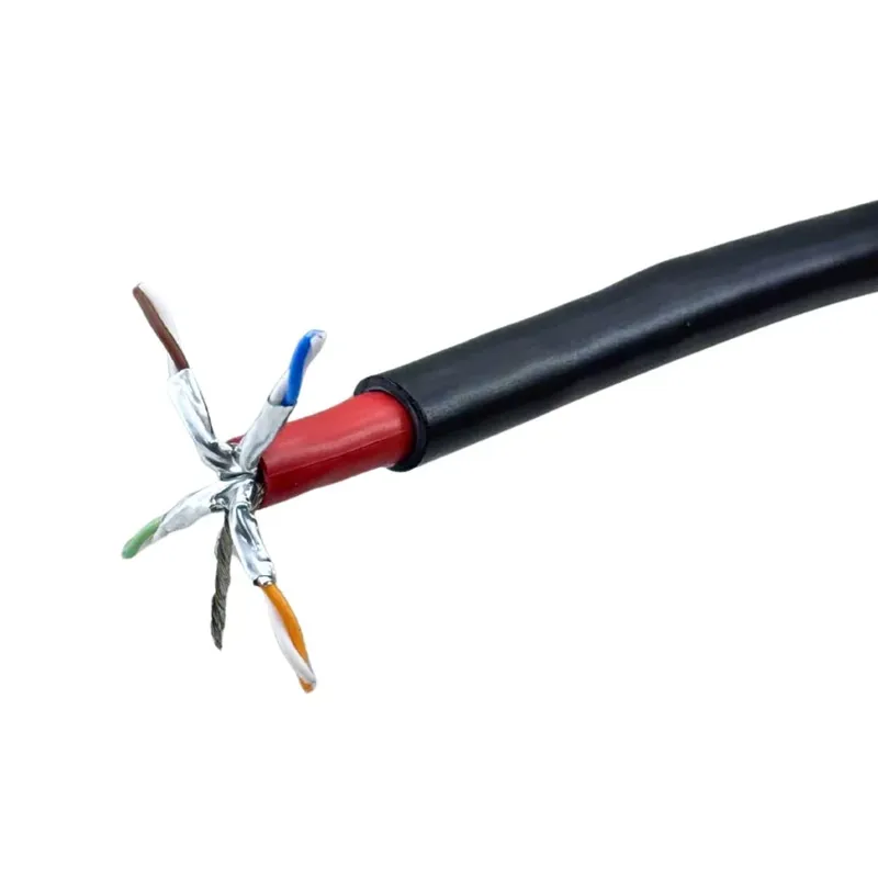 Cabo De Rede Cat7 Externo Dupla Capa S/ftp 1000mhz Helukabel 100 Metros