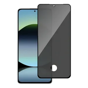 Película 3d Vidro Privacidade Compatível Para Xiaomi Poco X7 Pro Com Furo Para Digital Anti Espião Proteção De Tela