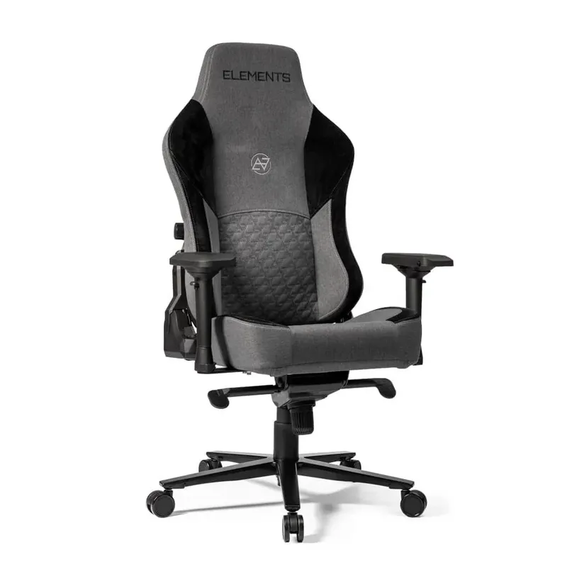 Cadeira Gamer Elements Lunari Fearless, Reclinável, 4D, Cinza