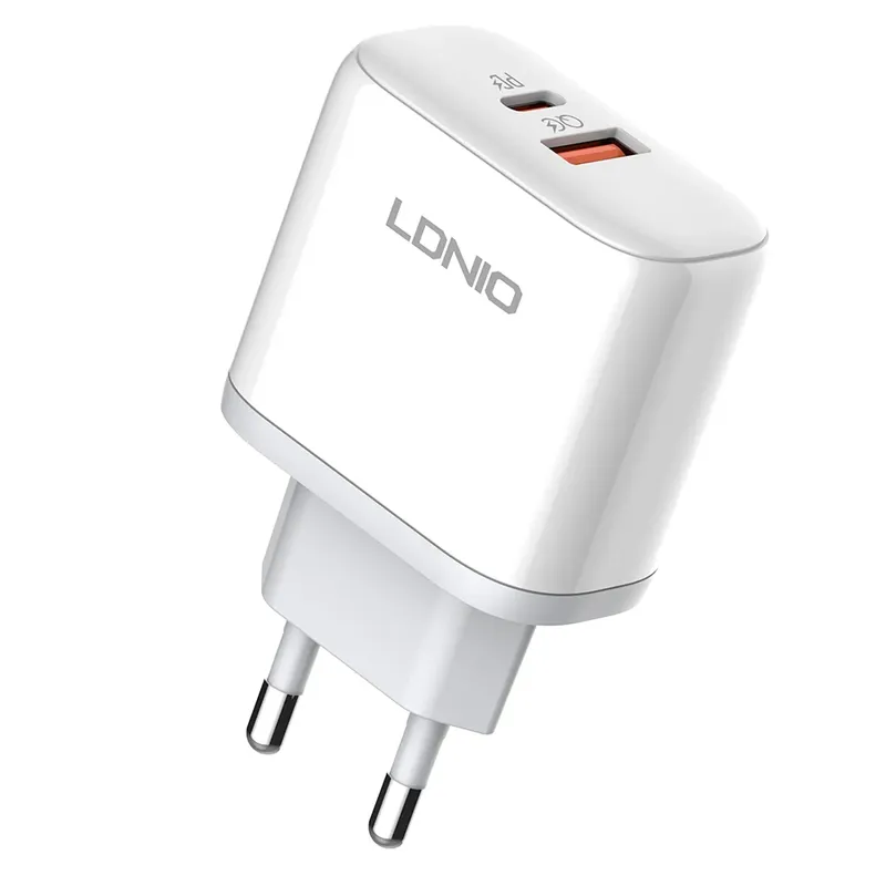 Carregador Rápido Usb A/c Ldnio 45w Pd+qc4+|qc3.0 Branco