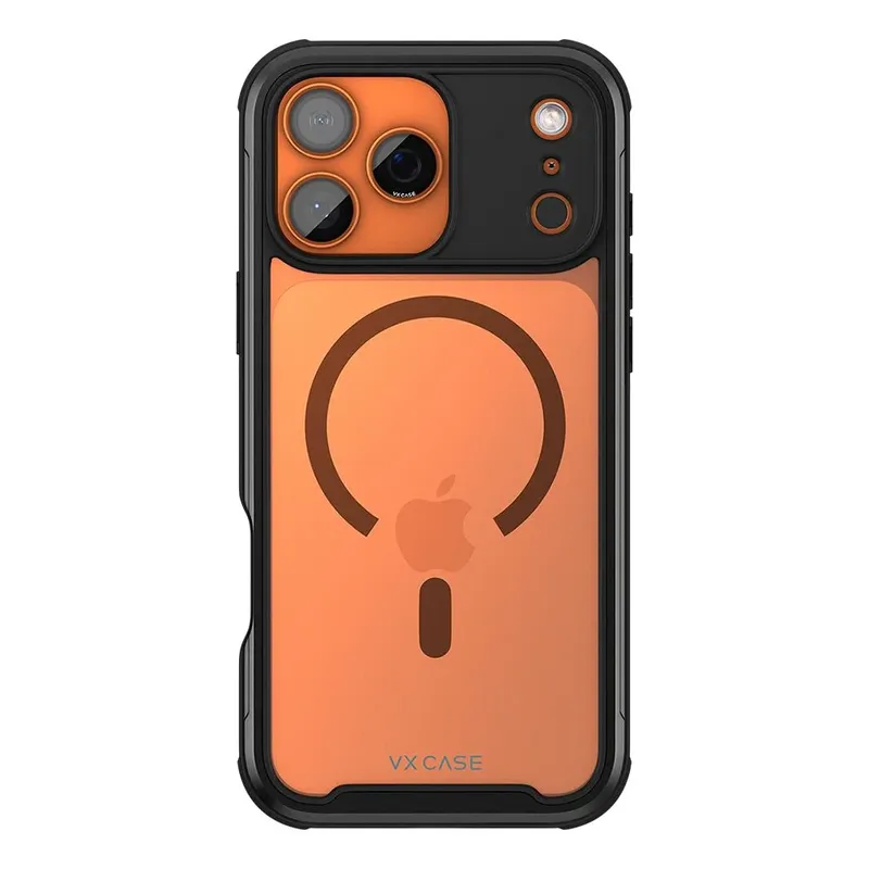 Capa Magsafe Iphone 17 Pro Max Preto - Shield Cover Ii - Preta