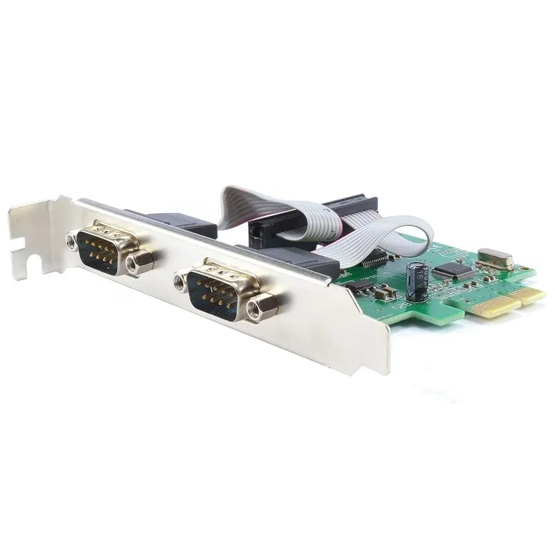 Placa Pci Com 2 Portas Seriais Rs232 Feasso Jpss-01 Com Perfil Baixo Slim