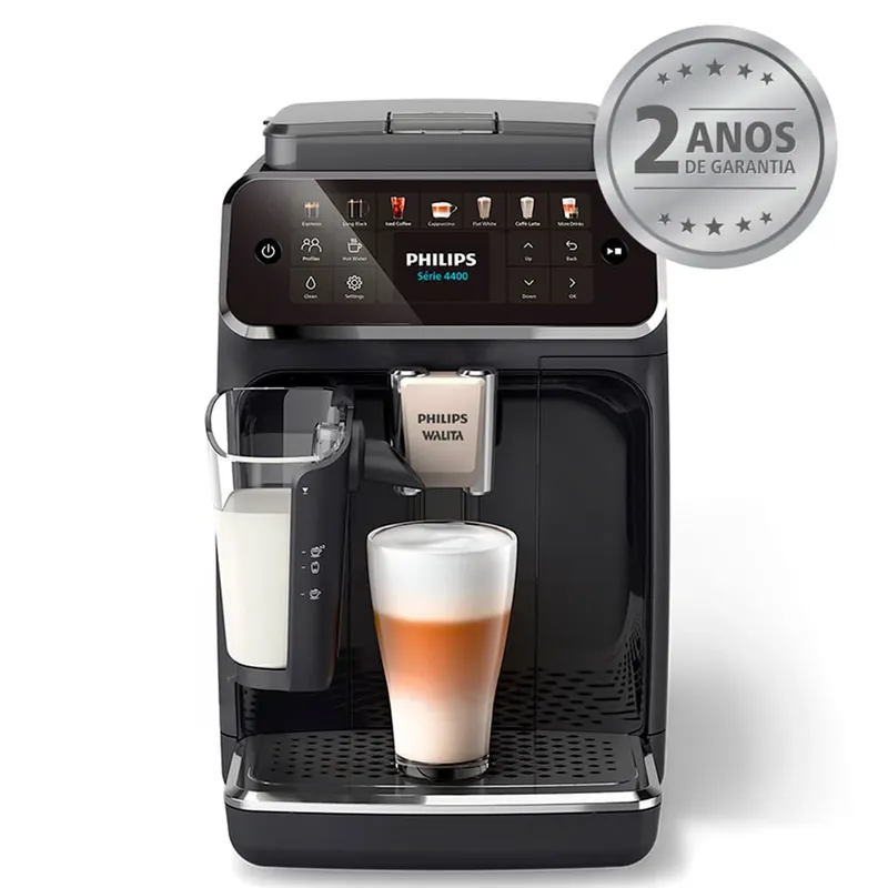 Cafeteira Espresso Superautomática Lattego Série 4400 Philips Walita Preta - Ep4441 - 220v