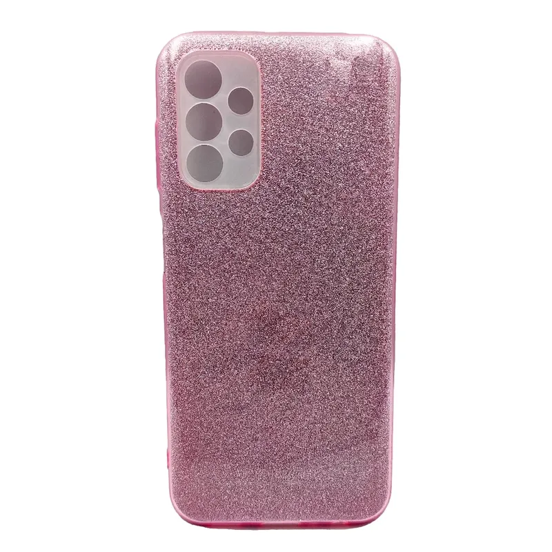 Capa Capinha Compatível Com Samsung Galaxy A33 5g Tela 6.4 Glitter Brilhante Diversas Cores Cor:rosa