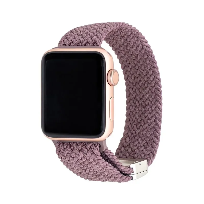 Pulseira Tramada Com Fecho Magnético Para Apple Watch 38/40/41 Mm, Iplace, Rose