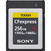 Cartão De Memória Sony Tough Type B, Cfexpress Pcie 3.0, 256GB, De 1700MB/s - Ceb-G256
