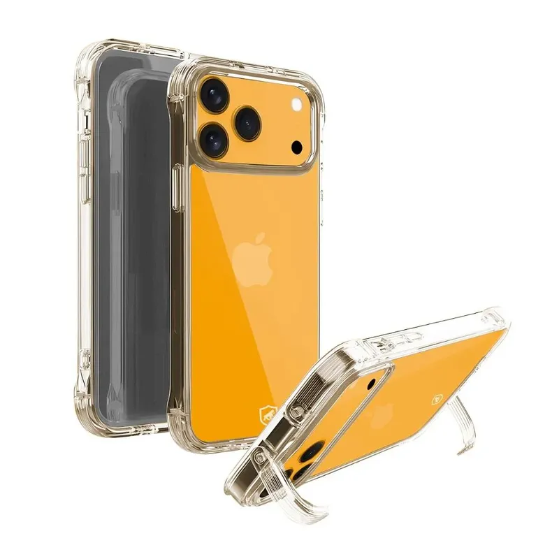 Capa Case Capinha Para Iphone 17 Pro Max - Magsafe Tech Couro - Nature - Gshield