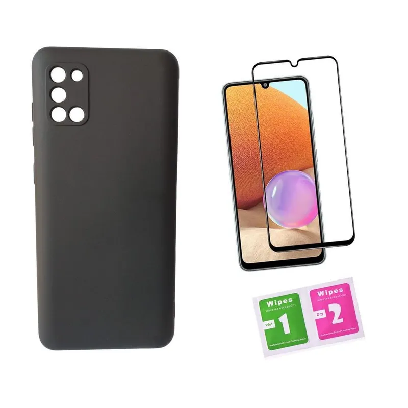 Capa Aveludada + Pelicula 9d Galaxy A31 Tela 6.4Polegadas