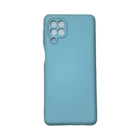 Capa Samsung M62 Silicone Aveludada Protege Câmera Colorida Capinha Anti Impacto M62:cinza Claro