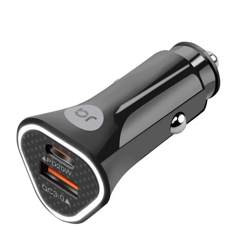 Carregador Veicular Com 2 Portas Tipo C-pd Usb Cg003 38w