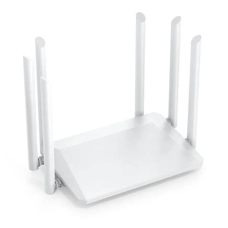 Roteador Wifi 2.4ghz 300mbps Com 6 Antenas Knup - Kp-rw403/m