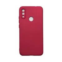 Capa Xiaomi Redmi Note 7 Silicone Aveludada Protege Câmera Colorida Capinha Anti Impacto Redmi Note 7:bordo