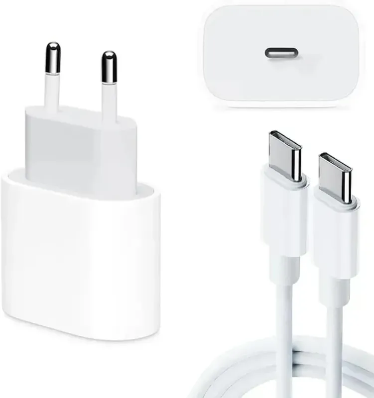 Carregador Pd Turbo Usb-c Compativel Iphone 15, Plus, Pro E Max