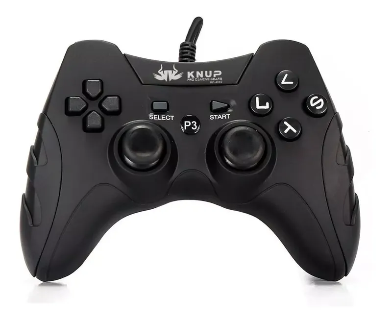 Controle Joystick P3 Kp-4040 Compatível Com P3 PC Android E Smartphone.