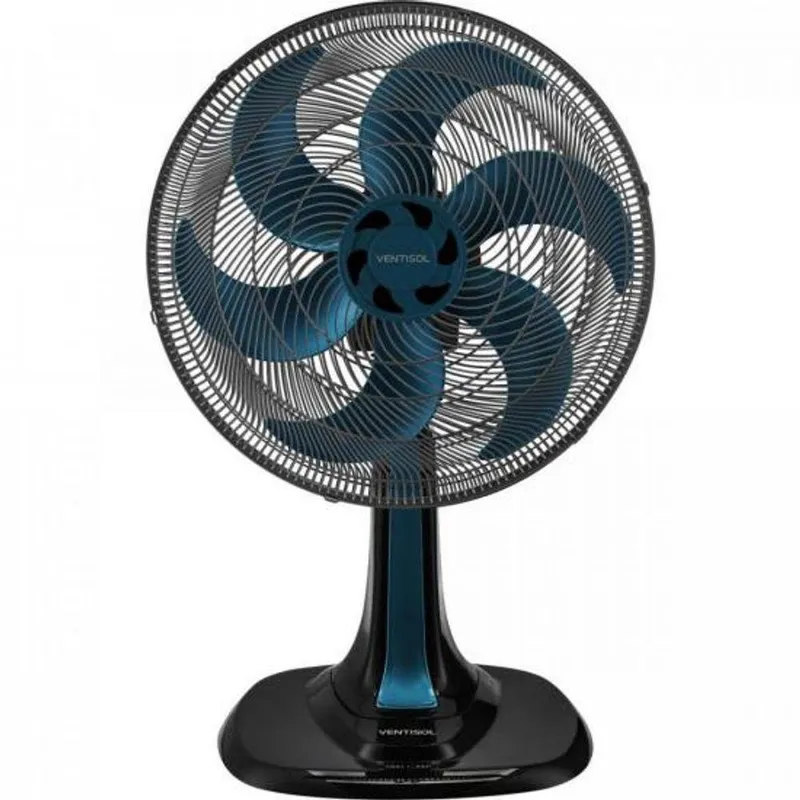 Ventilador De Mesa 30 Cm 127v Turbo6 Azul Ventisol - 110v