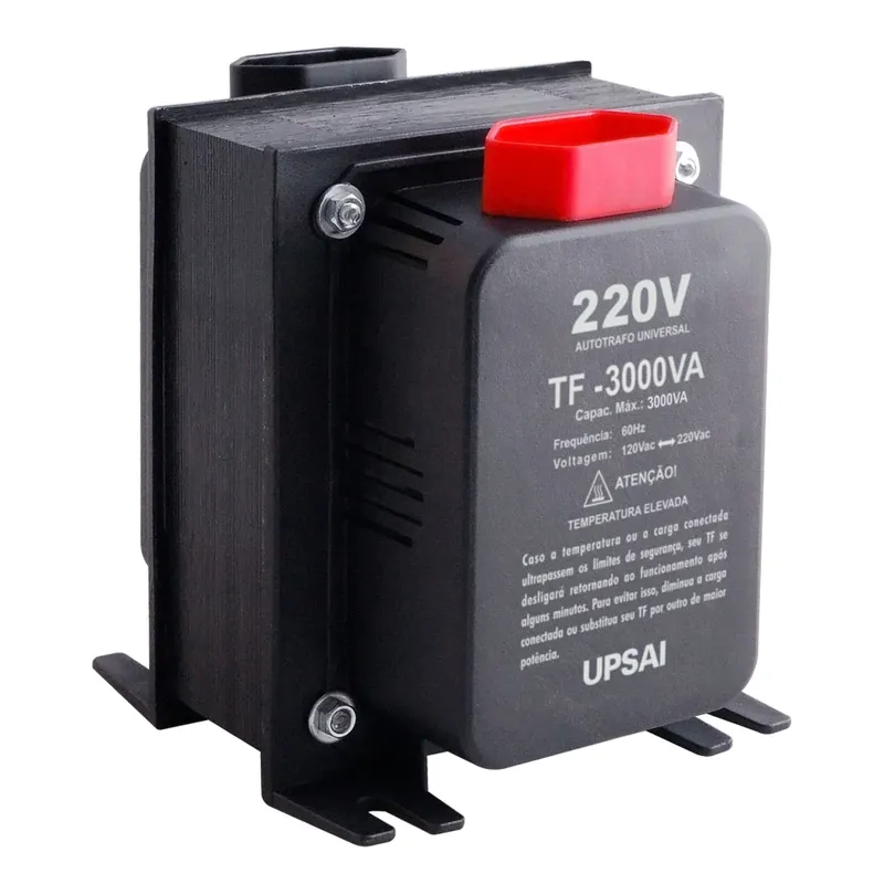 Auto Transformador de Voltagem Upsai 51000300, Conversor 3000va, Automático, Bivolt