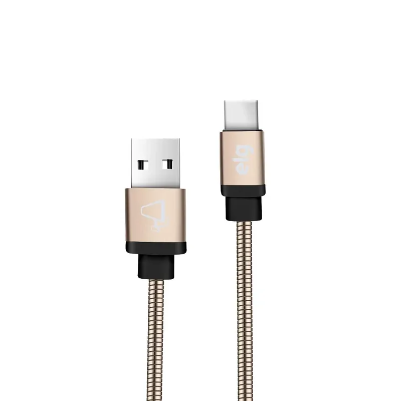 Cabo Elg Usb Tipo-c Inox 1m Inxc10gd - Gold