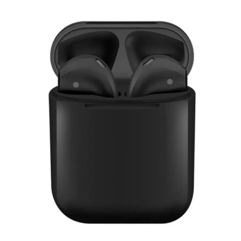 Fone De Ouvido I12 Tws Bluetooth 5.0 Com Sensor Touch Para Android E Ios Preto