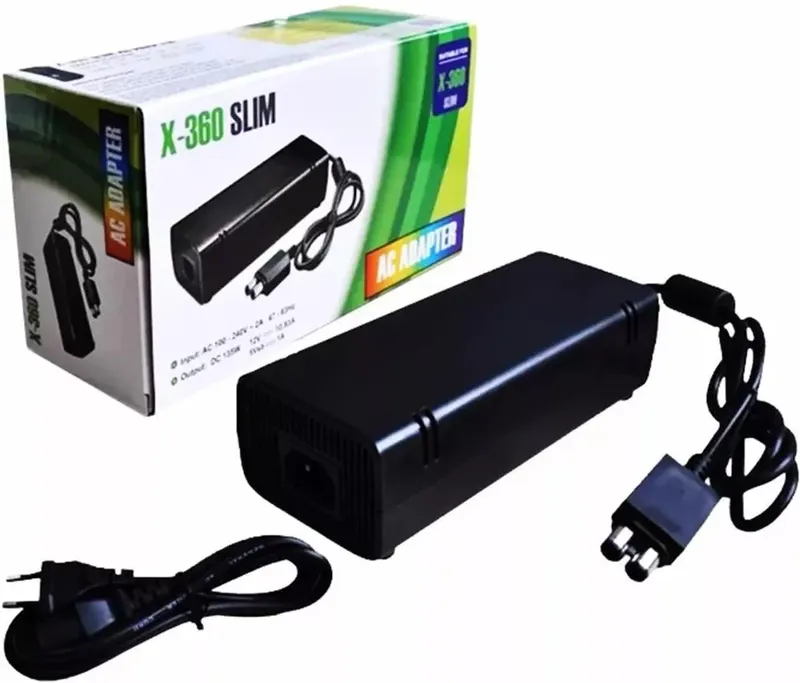 Fonte XBOX 360 Slim Bivolt 135w