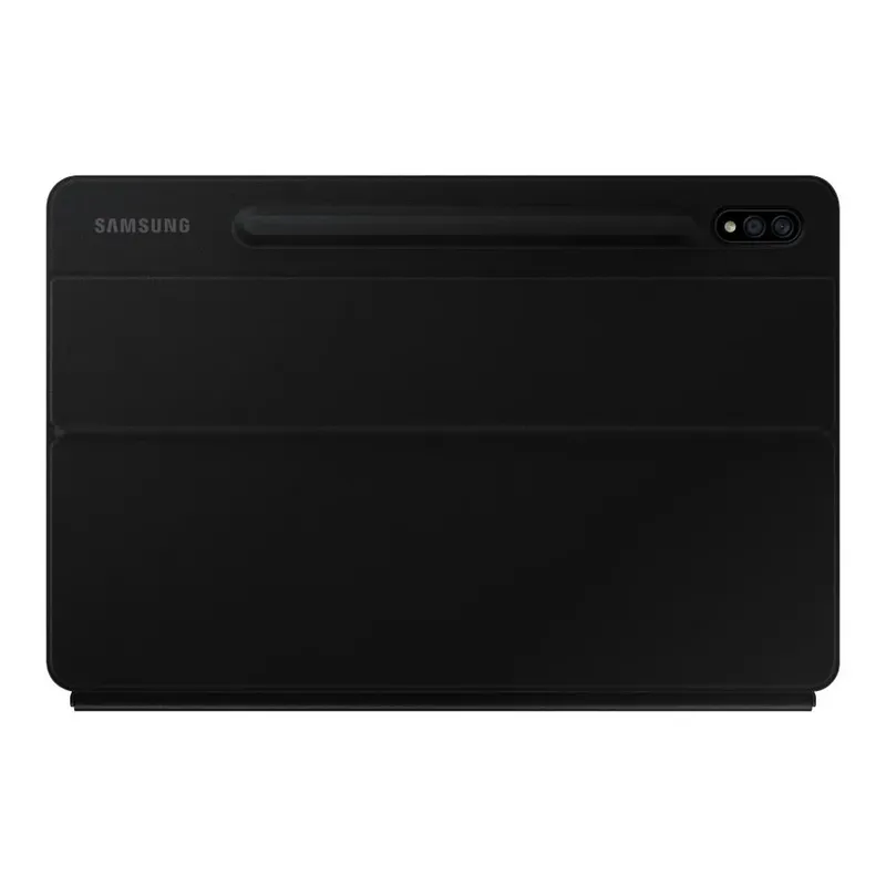 Capa Protetora Samsung Tab S7, com Teclado, Preto - EF-DT870BBPGPT