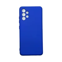 Capa Samsung A32 4g Silicone Aveludada Protege Câmera Colorida Capinha Anti Impacto A32 4g:azul Bic