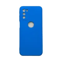 Capa Moto G41 Silicone Aveludada Protege Câmera Colorida Capinha Anti Impacto Cor:azul