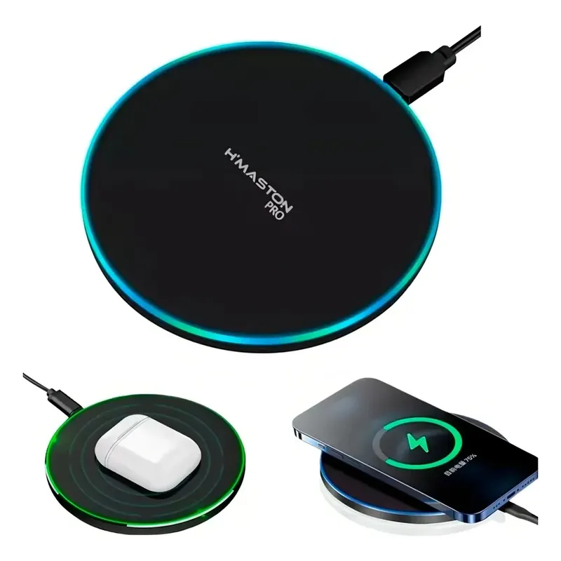 Carregador Wireless Indução Compacto E Leve Para Uso Diário