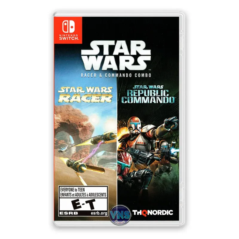 Jogo Star Wars Racer & Commando Pack (Racer & Republic Commando) - Nintendo Switch