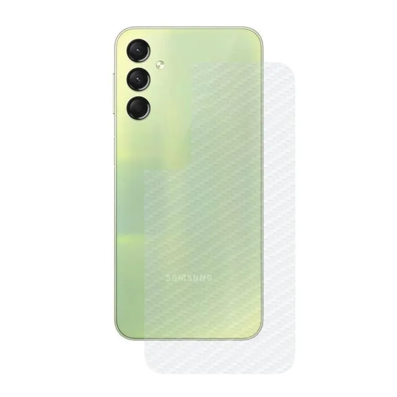 Película Para Galaxy A24 - Traseira Fibra De Carbono - Gshield