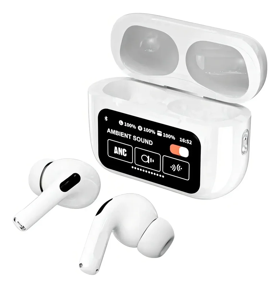 Fones De Ouvido Bluetooth A9pro Fones De Ouvido Sem Fio Com Cor Branc