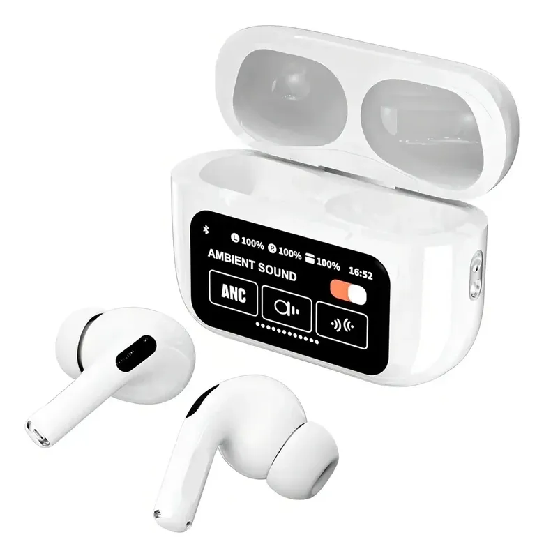 Fones De Ouvido Bluetooth A9pro Fones De Ouvido Sem Fio Com Cor Branc