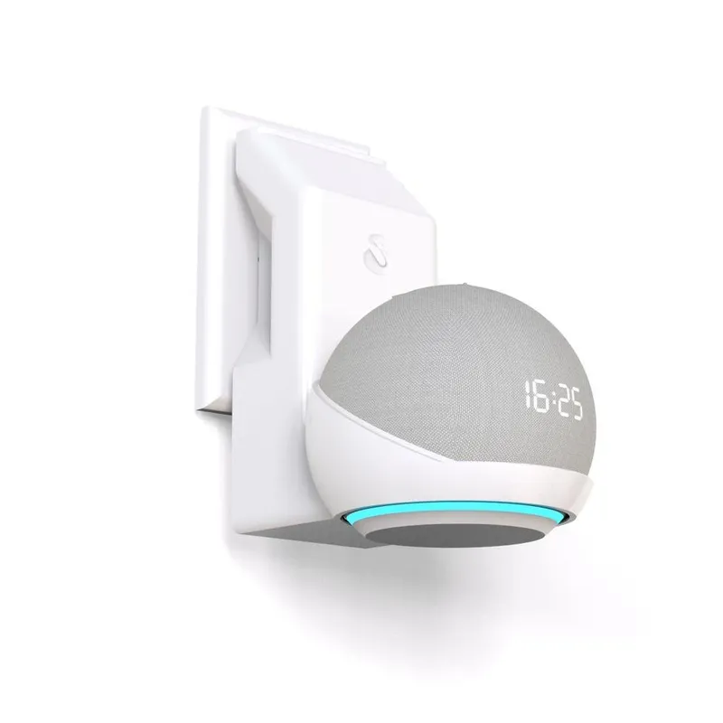 Suporte De Tomada Sculpy Stand Amazon Alexa Echo Dot 3, Parede